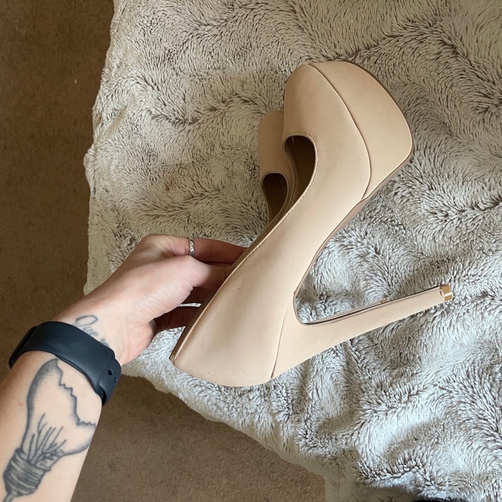 Charlotte Russe Nude Heels ✨